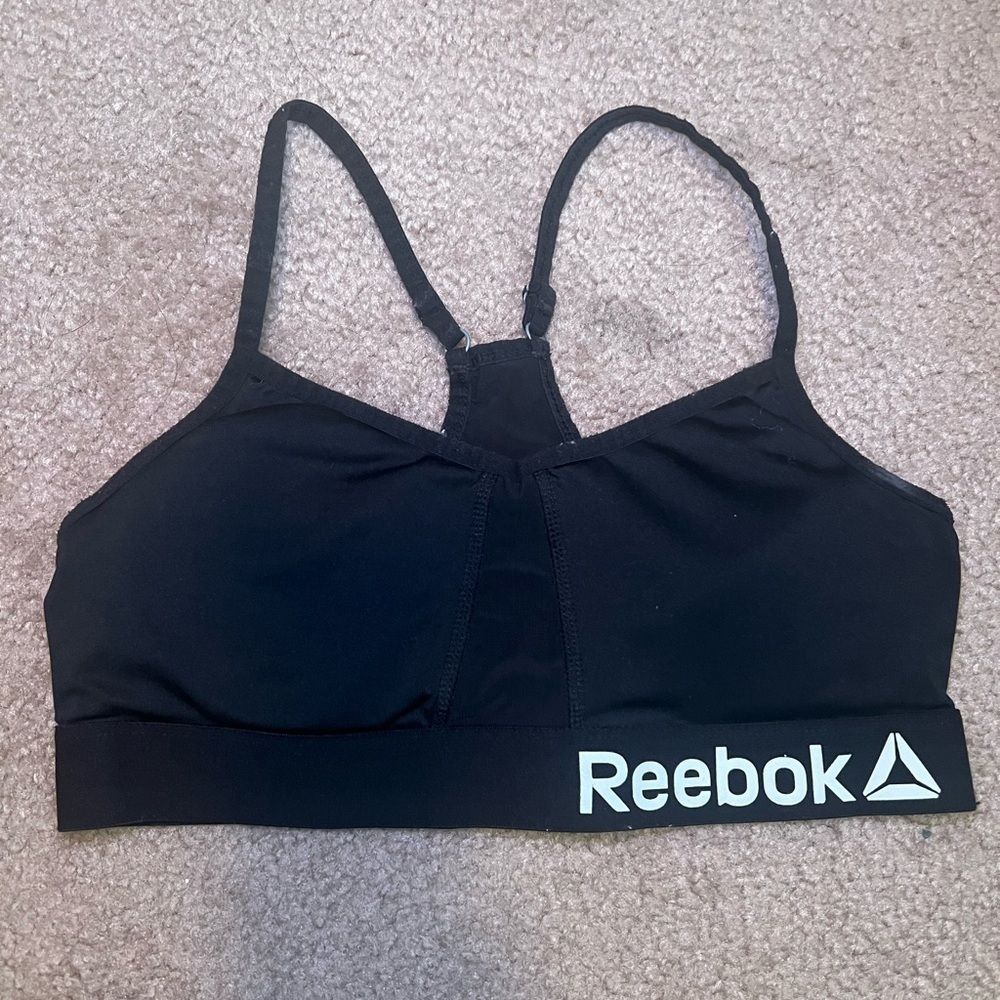 Reebok Black Sports Bra Women’s Medium